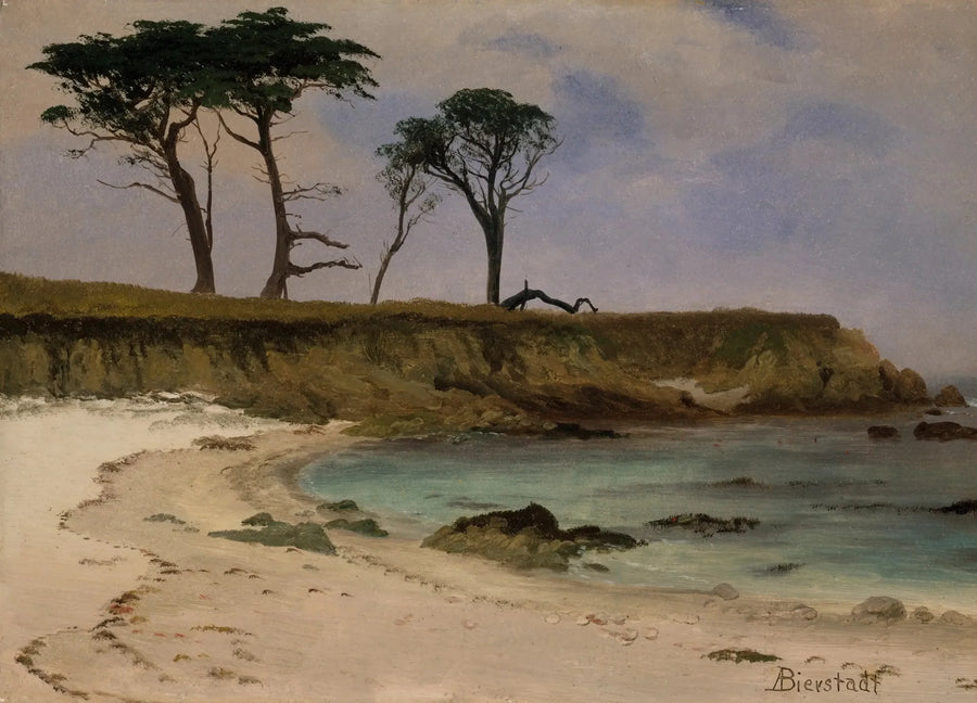 Riva del mare - Albert Bierstadt