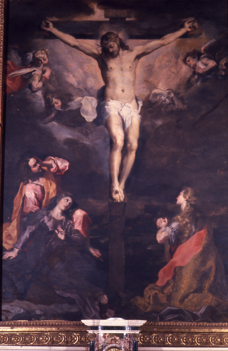 Crocifisso con la Madonna, San Giovanni e la Maddalena - Federico Barroci