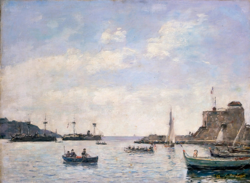 Incrociatori a Villefranche - Eugène Boudin