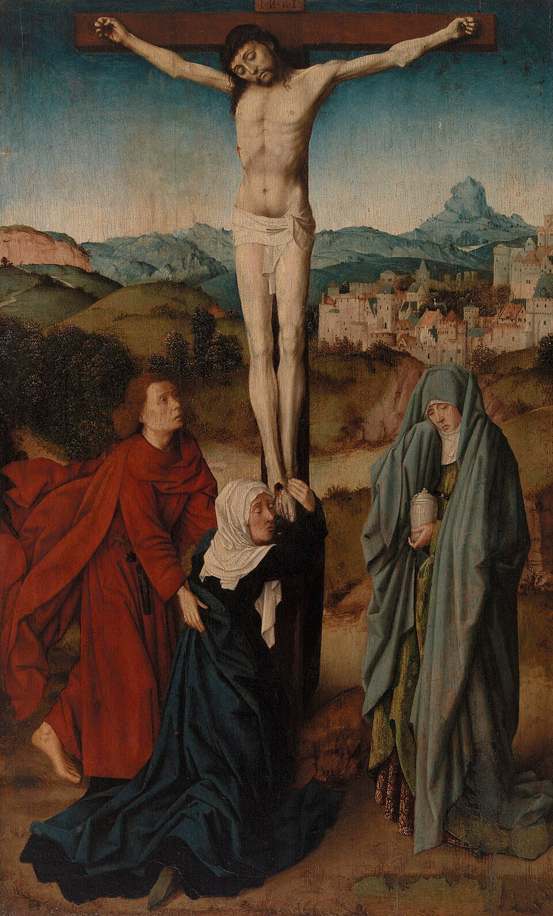 Crocifissione con la Vergine, san Giovanni e Maria Maddalena - Gérard David