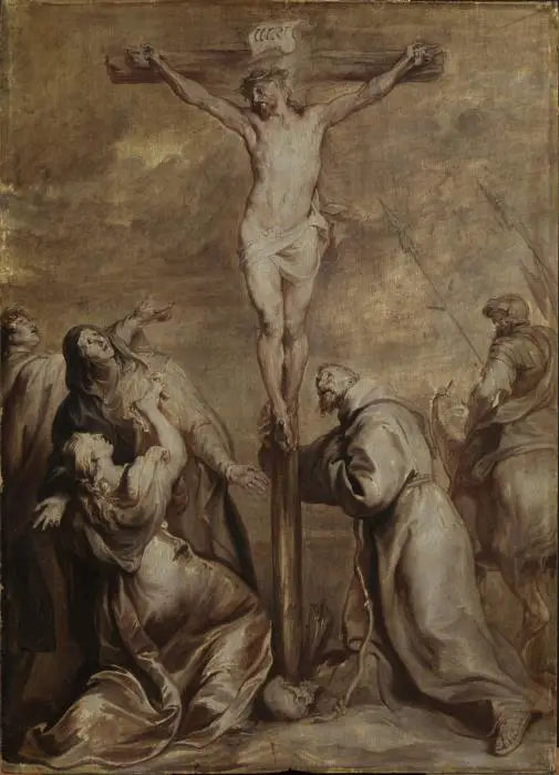 Crocifissione con san Francesco - Antoine van Dyck