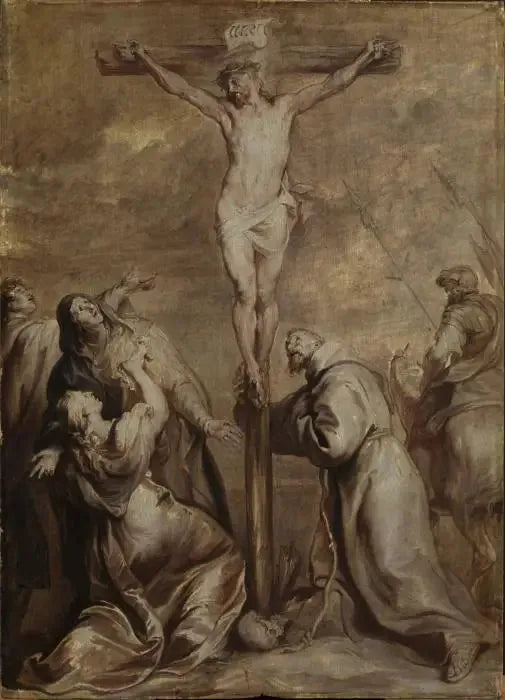 Crocifissione con san Francesco - Antoine van Dyck
