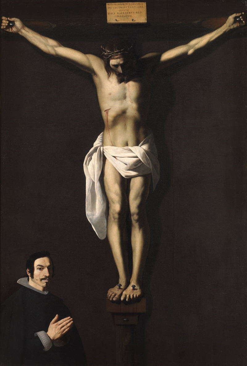 Crocifissione con un donatore - Francisco de Zurbarán