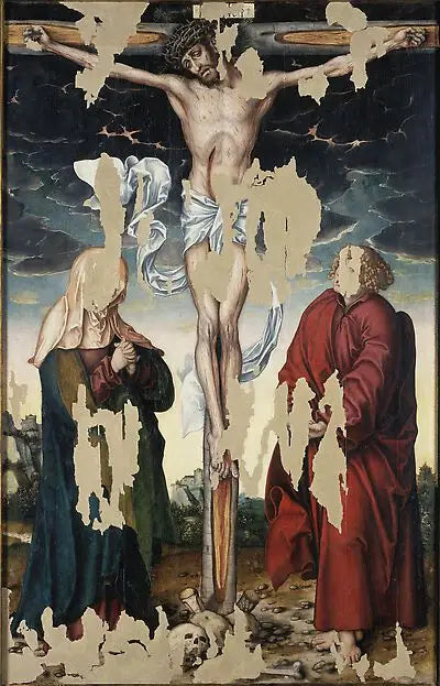 Crocifissione di Posterstein - Lucas Cranach il Vecchio