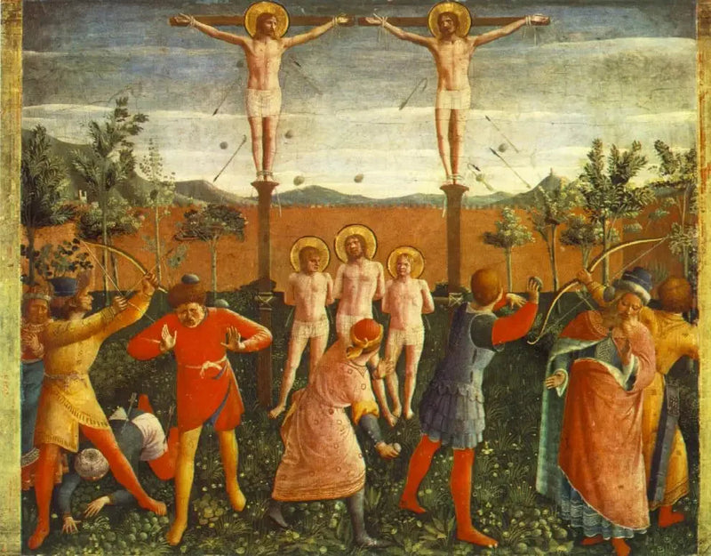 Crocifissione dei santi Côme e Damiano - Fra Angelico
