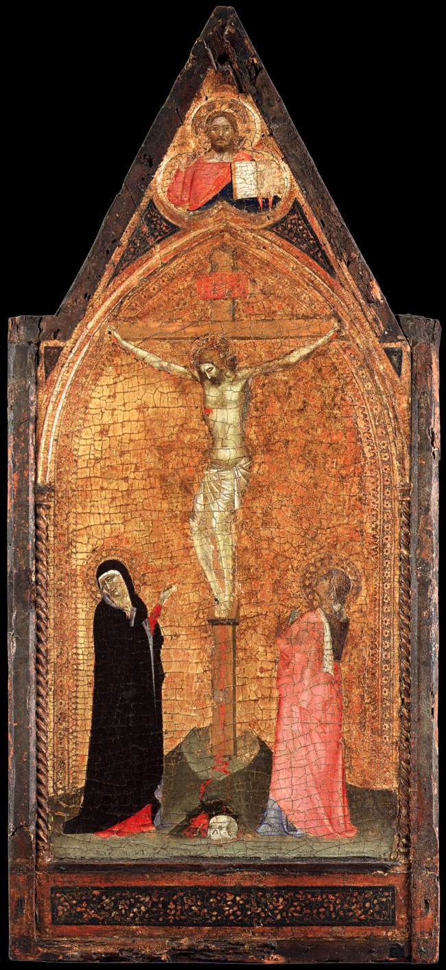 Crocifissione e benedizione di Cristo - Bernardo Daddi