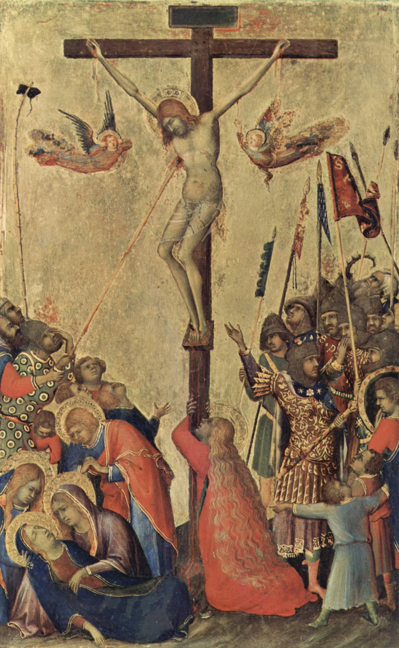 Crocifissione. «Il colpo di lancia.» - Simone Martini