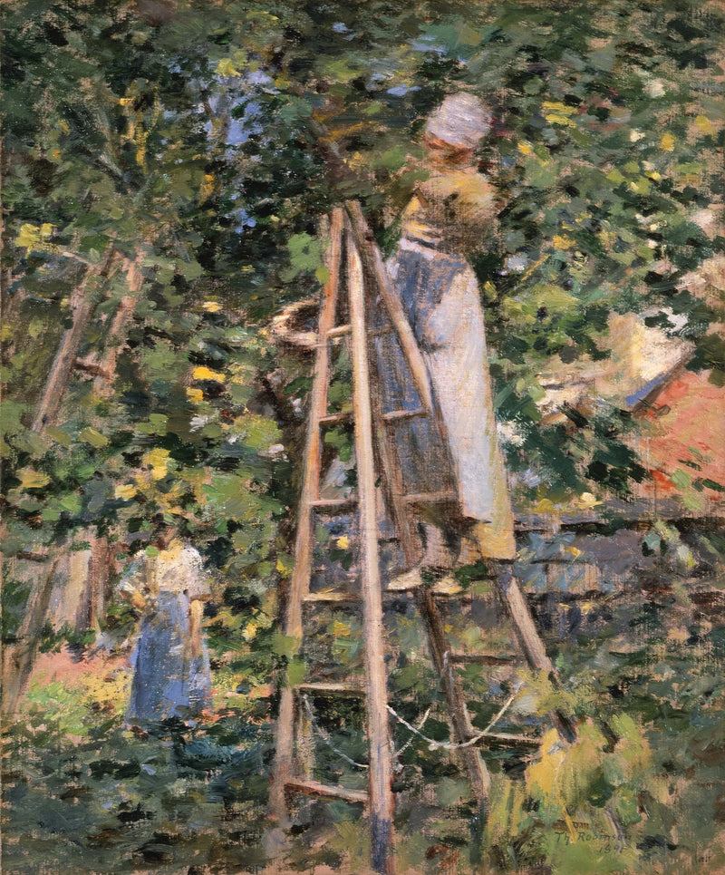Raccolta di prugne - Theodore Robinson