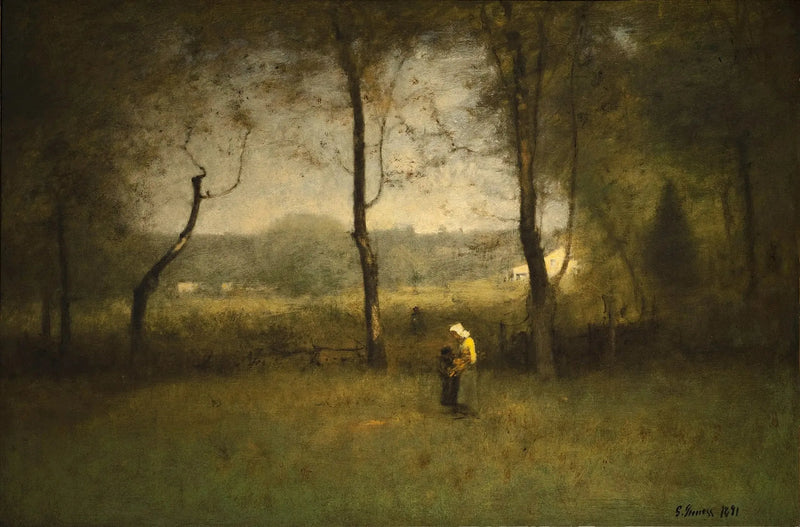 Raccoltori di legna, un pomeriggio autunnale - George Inness