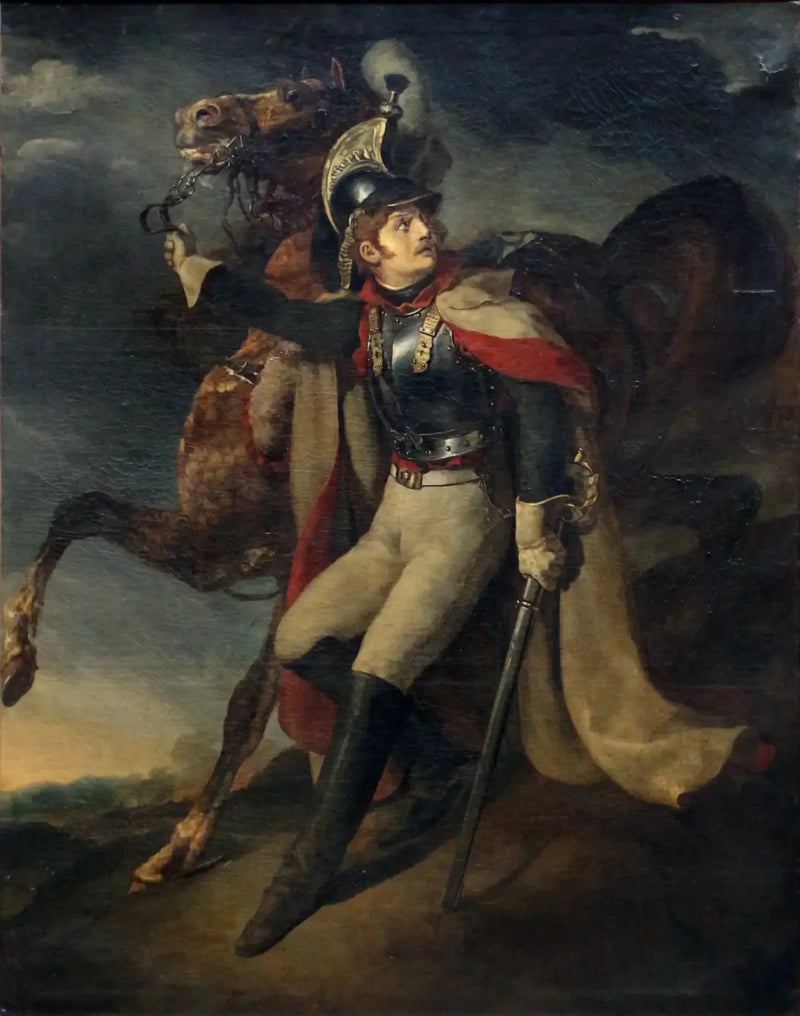 Cuirassiere ferito che lascia il fuoco - Théodore Géricault