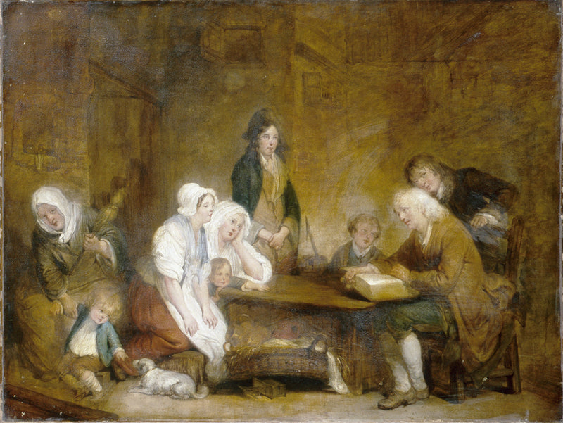 Culto familiare - Jean-Baptiste Greuze