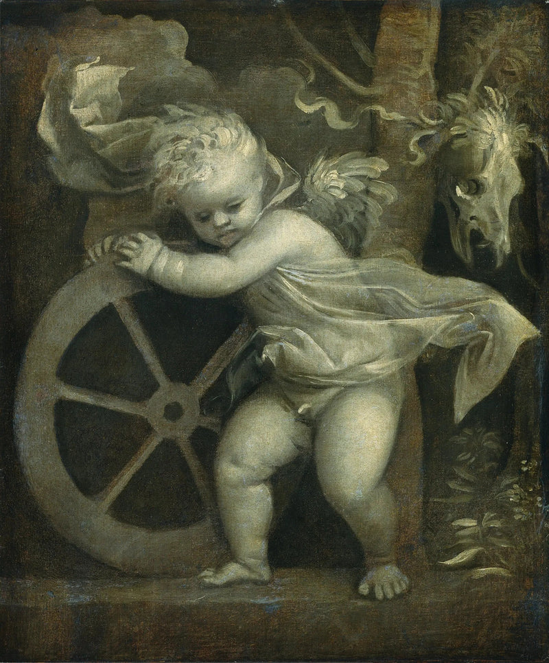 Cupido con la ruota del tempo - Titian