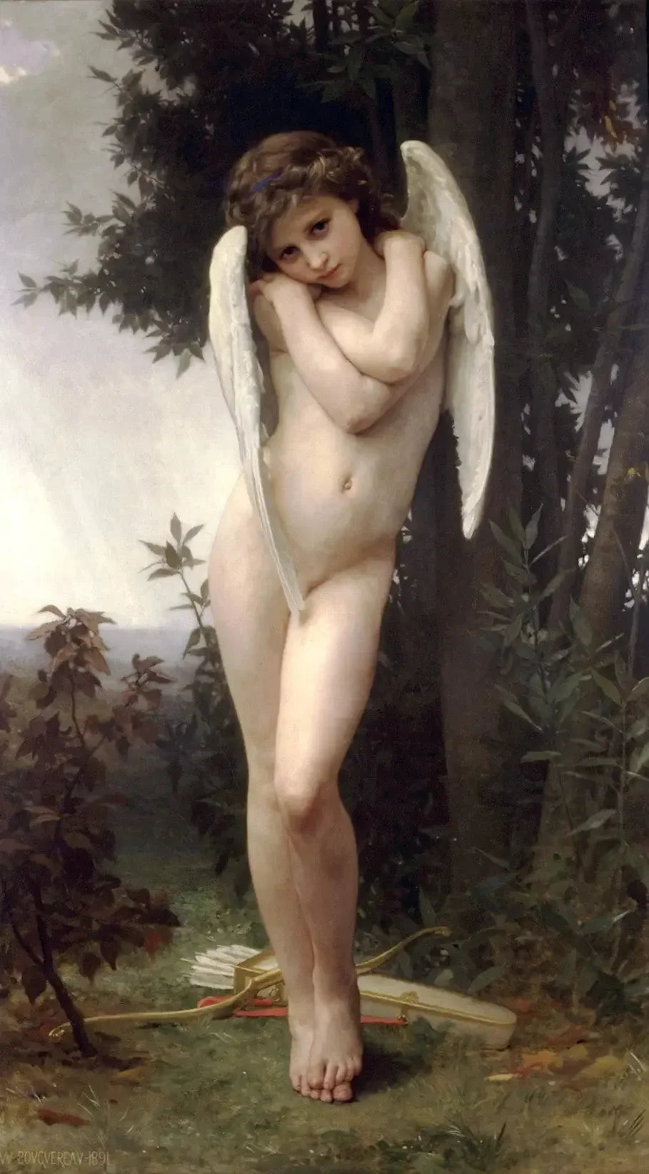 Cupidon - Bouguereau image 1 reproduction artisanale de tableau