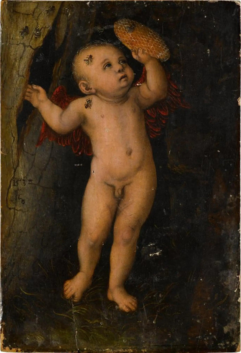 Cupido come ladro di miele - Lucas Cranach il Vecchio
