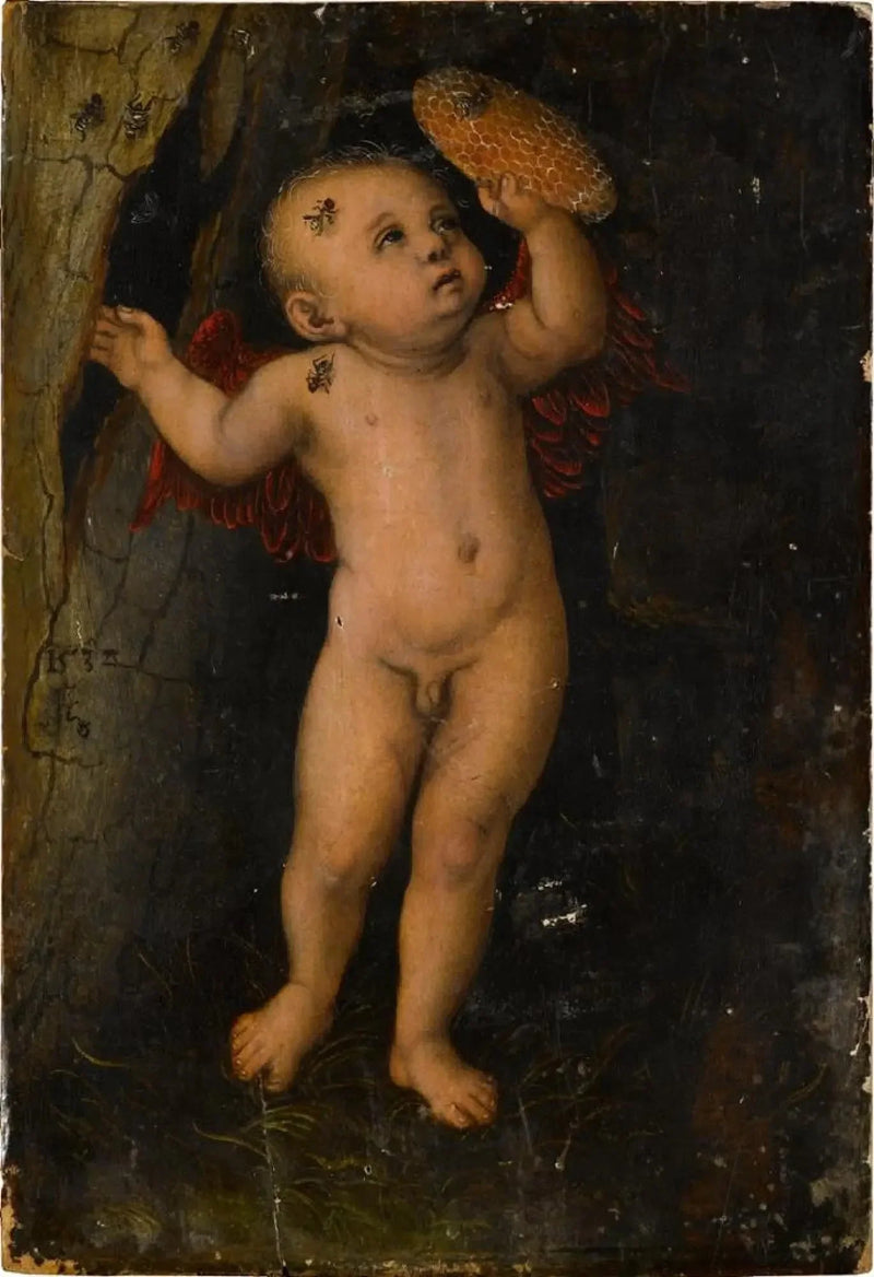 Cupido come ladro di miele - Lucas Cranach il Vecchio