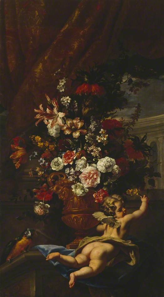 Cupido e fiori - Sebastiano Ricci