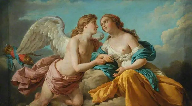 Cupido e Psiche, allegoria dei cinque sensi - Louis Jean François Lagrenée