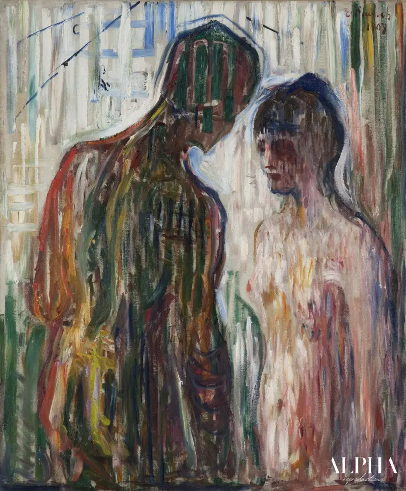 Cupidon et Psyché - Edvard Munch - Reproductions de tableaux et peintures haut de gamme