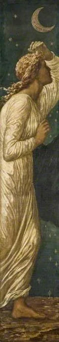 Cupido e Psiche - Pitture murali verdi del palazzo - Edward Burne-Jones