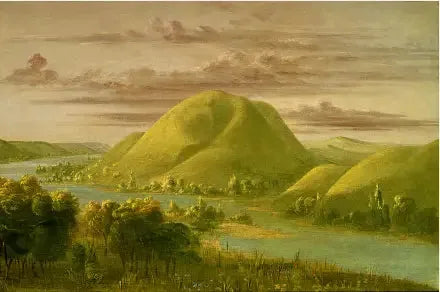Scogliere erbose curiose, fiume Saint-Pierre - George Catlin