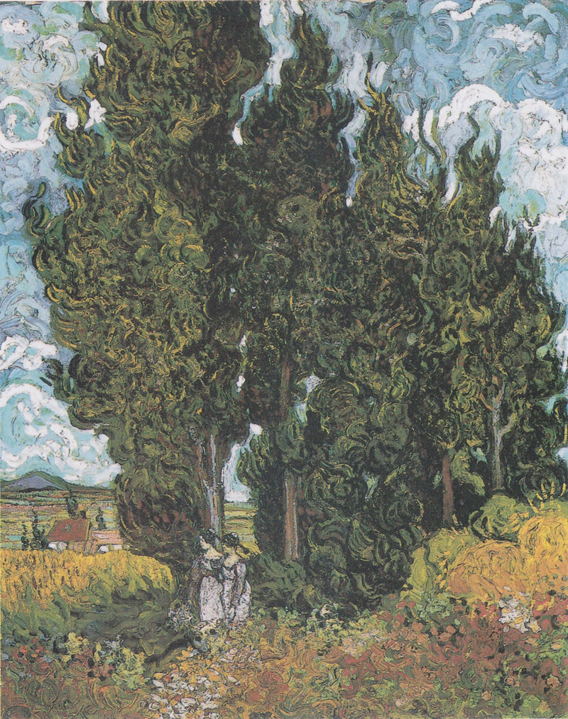 Cipressi a due figure - Vincent van Gogh