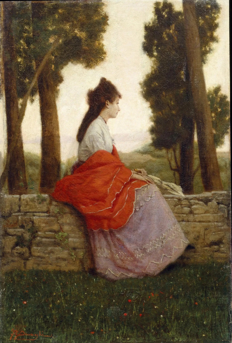 Donna nel parco - Federico Zandomeneghi