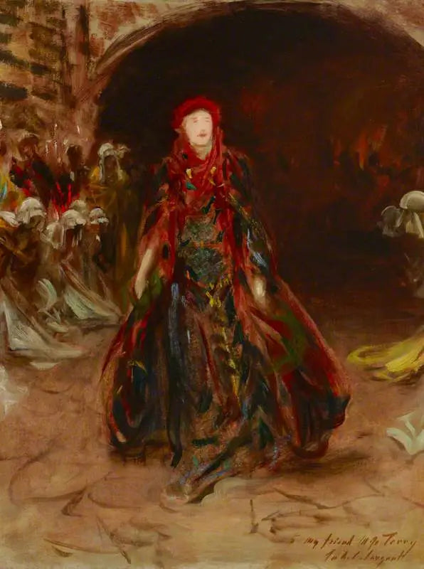 Dame Ellen Terry (1847-1928) nel ruolo di Lady Macbeth in 