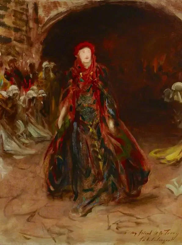 Dame Ellen Terry (1847-1928) nel ruolo di Lady Macbeth in "Macbeth" di William Shakespeare - John Singer Sargent