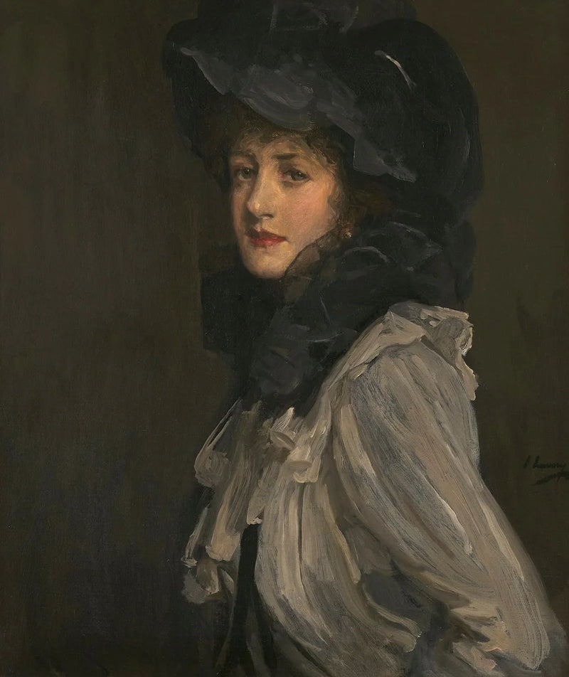 La signora in grigio e nero - John Lavery