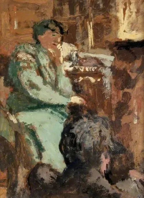 Donna in verde - Édouard Vuillard