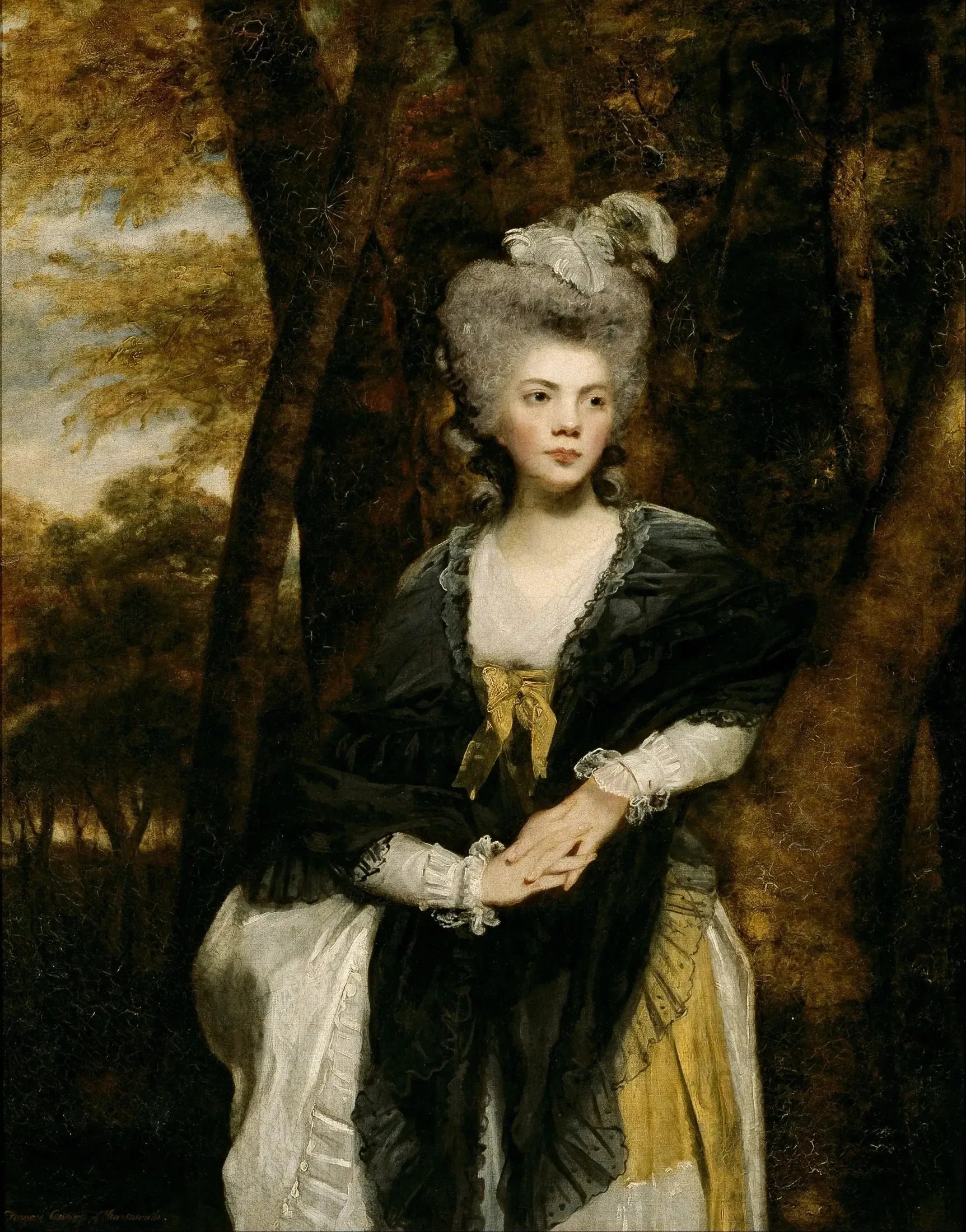 Dame Frances Finch - Joshua Reynolds image 1 reproduction réalisée par Alpha Reproduction