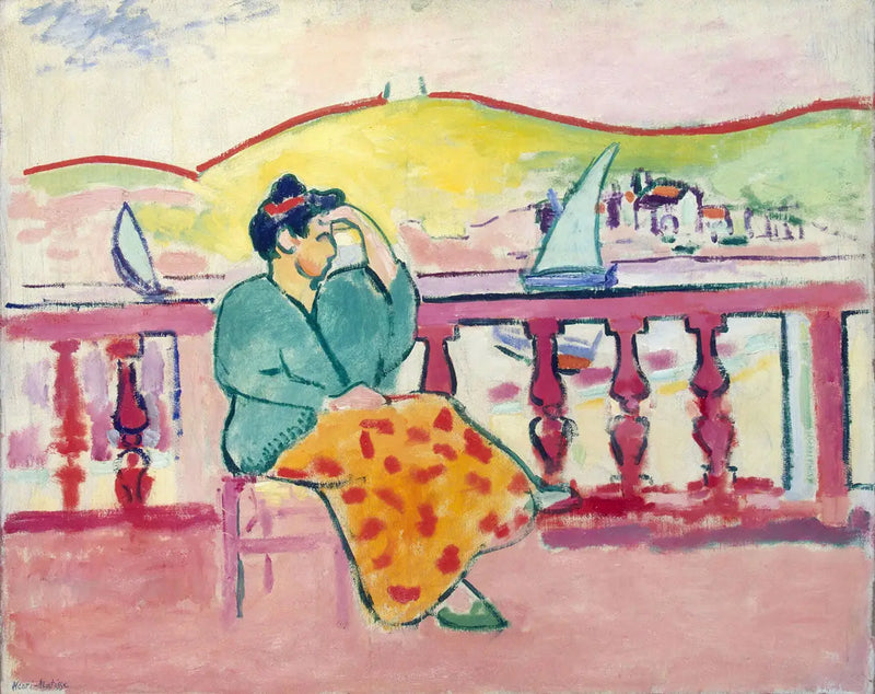 Donna su una terrazza - Henri Matisse