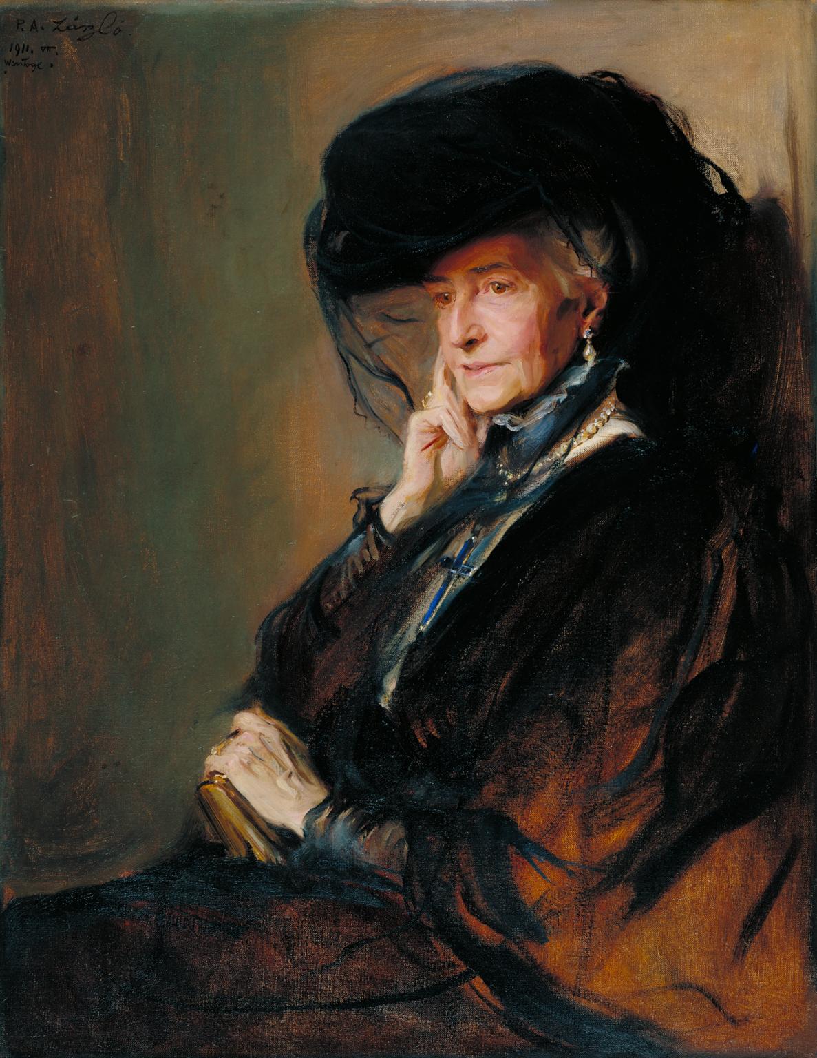 Dame Wantage - Philip de László image 1 copie peinte à la main à l’huile