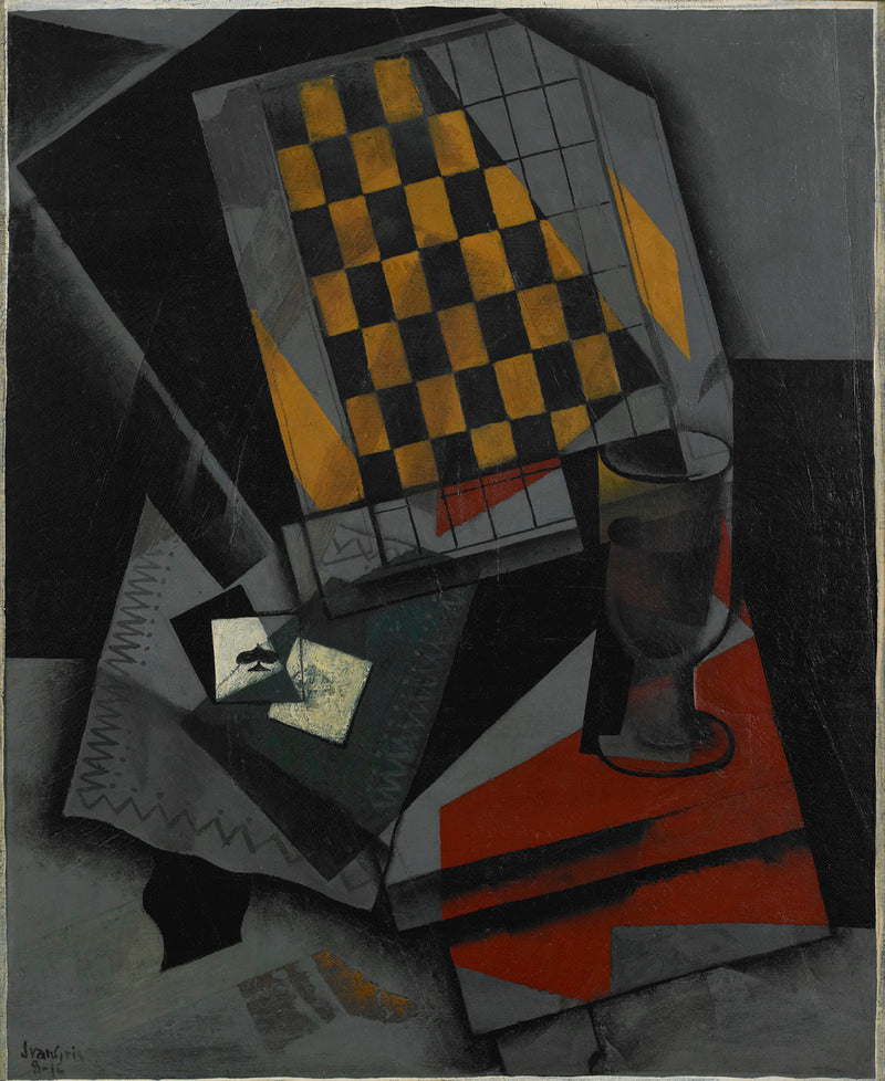 Damier et cartes à jouer - Juan Gris - Alpha Reproduction