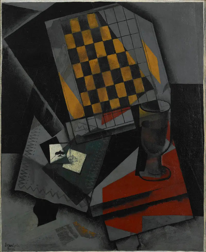 Damier e carte da gioco - Juan Gris
