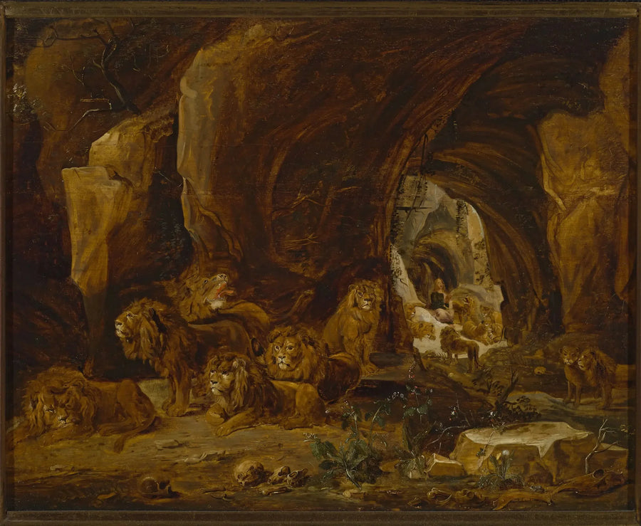 Daniel con i Leoni - David Teniers il Giovane