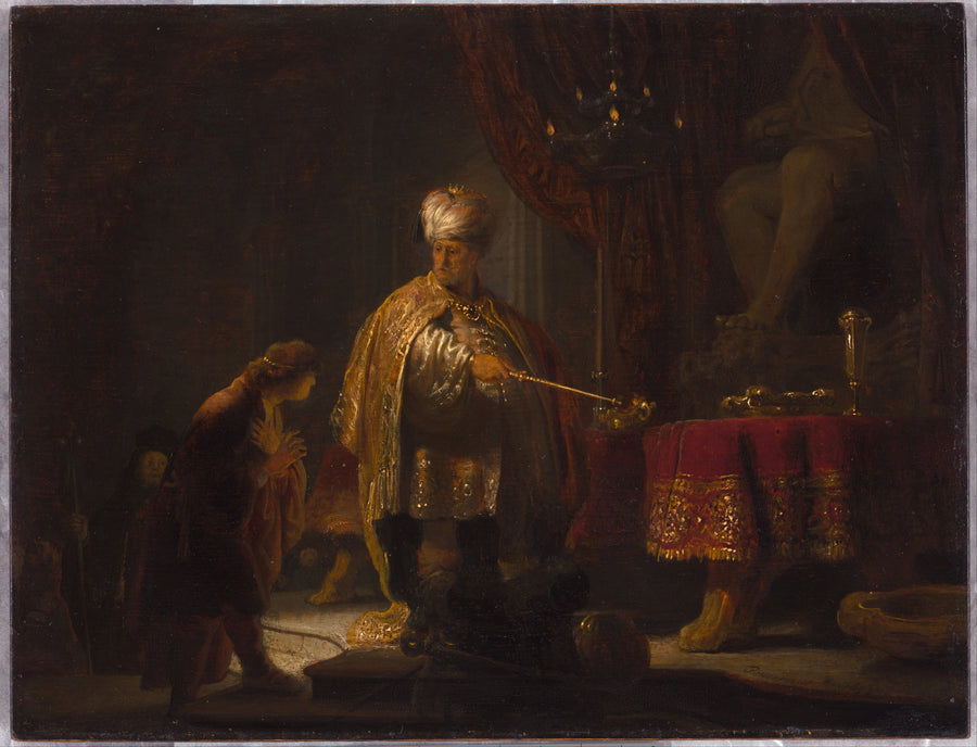 Daniel e Ciro davanti all'idolo Bel - Rembrandt