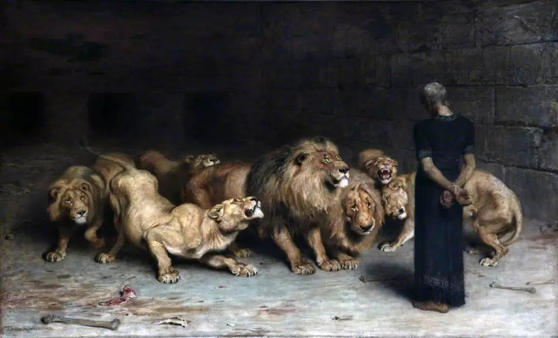 Daniel nella fossa dei leoni - Briton Rivière