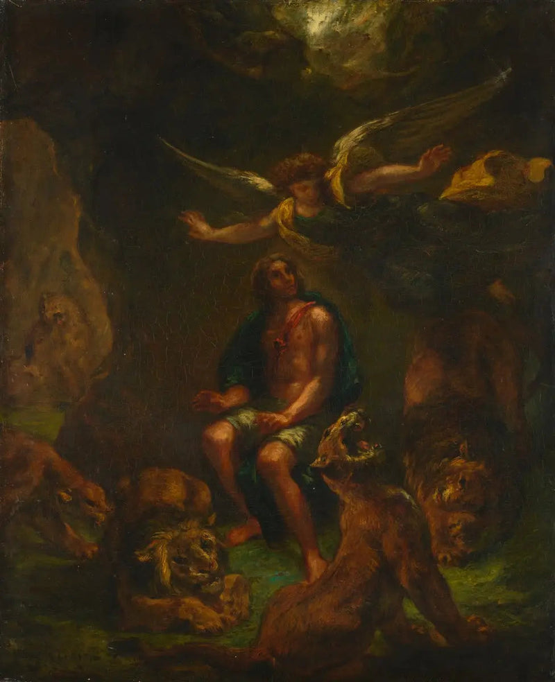 Daniele nella fossa dei leoni - Eugène Delacroix