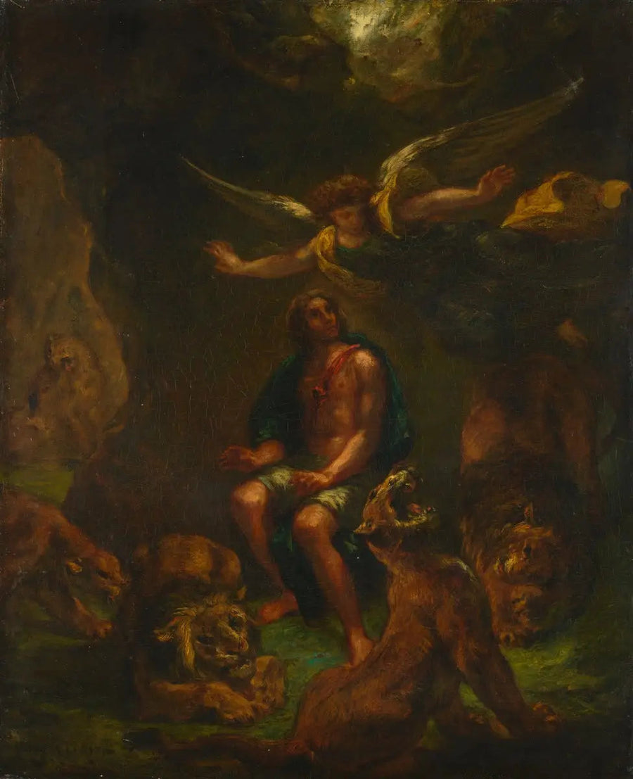 Daniele nella fossa dei leoni - Eugène Delacroix