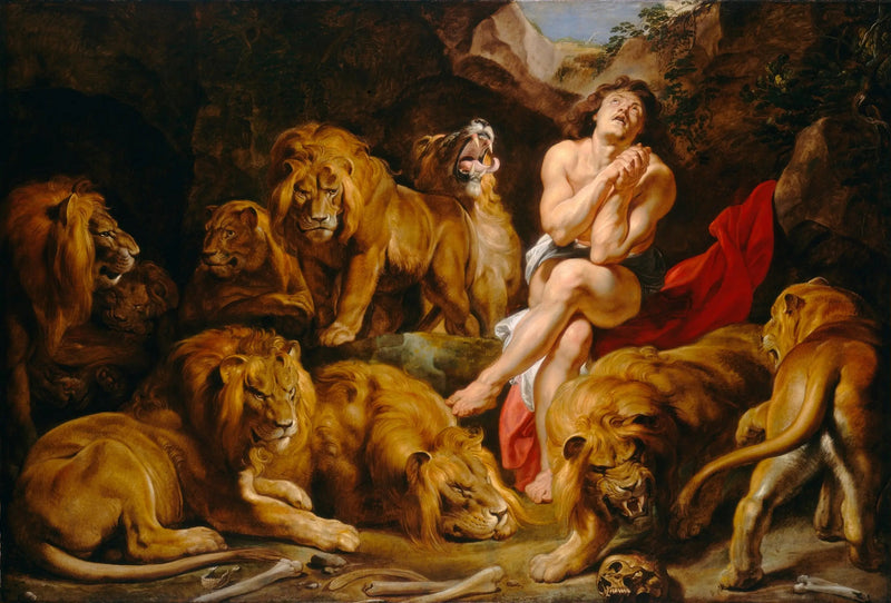 Daniele nella fossa dei leoni - Peter Paul Rubens