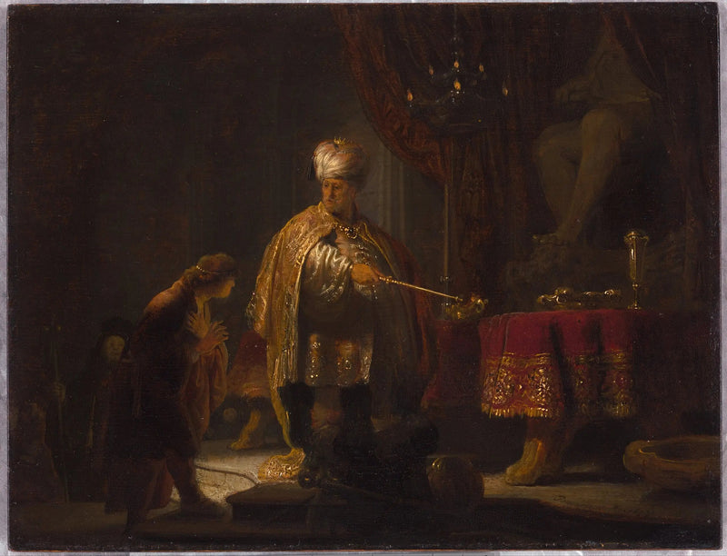 Daniel e Ciro davanti all'idolo Bel - Rembrandt
