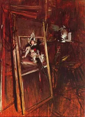 Nel atelier del pittore con la signorina Errazuriz - Giovanni Boldini