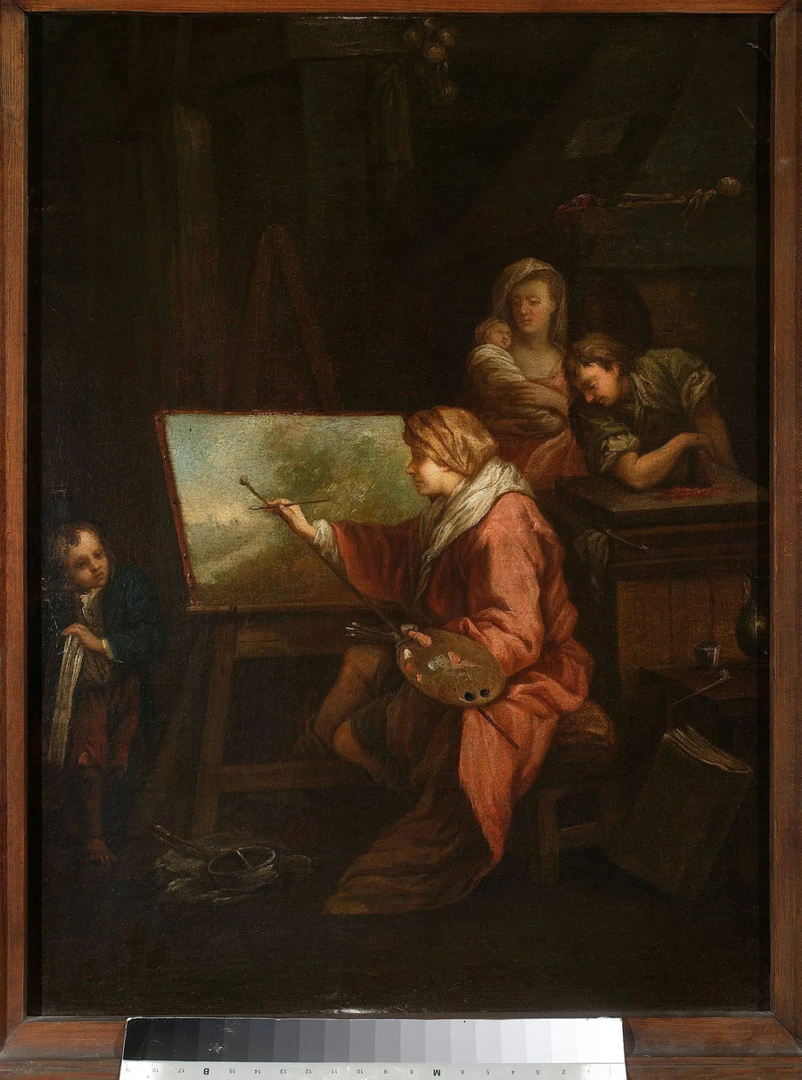 Nell'atelier del pittore (« Il pittore di paesaggi » o « Il pittore al suo cavalletto ») - François Boucher