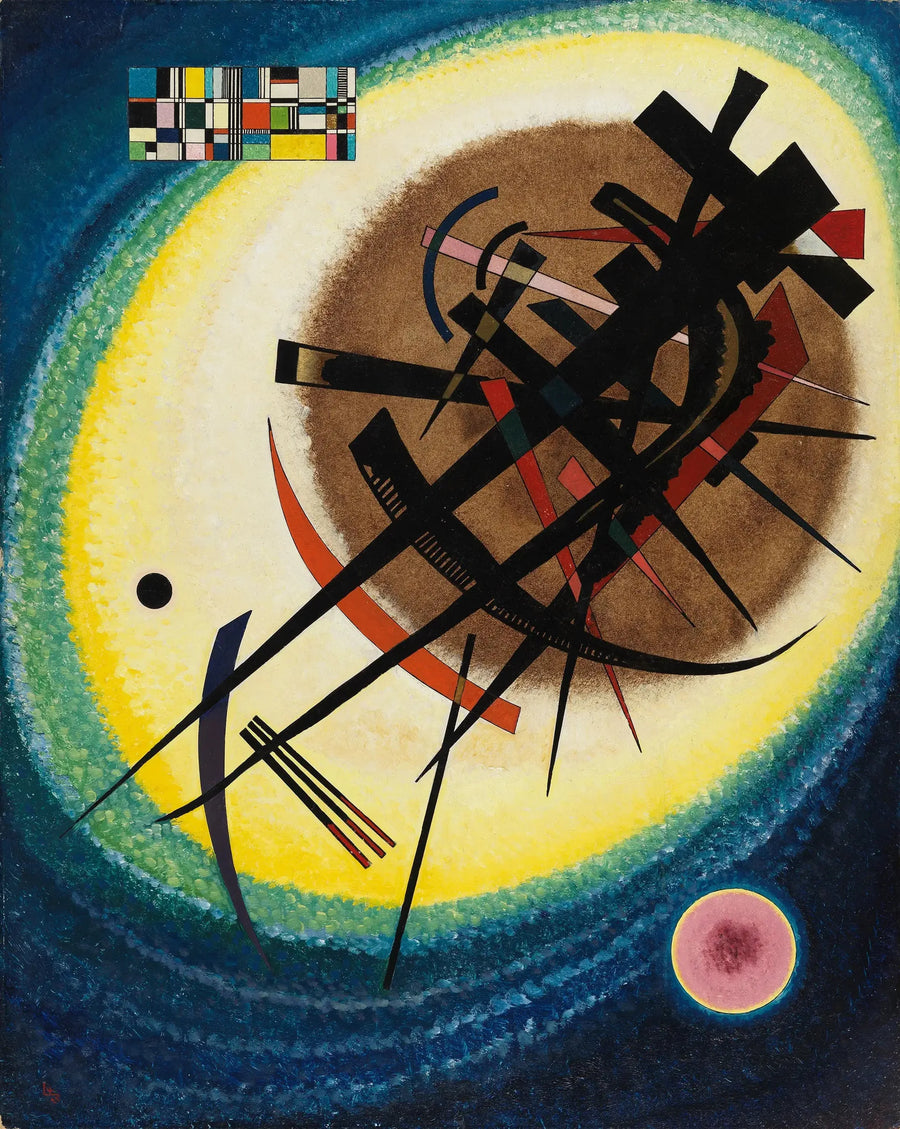 Nell'ovale luminoso - Vassily Kandinsky