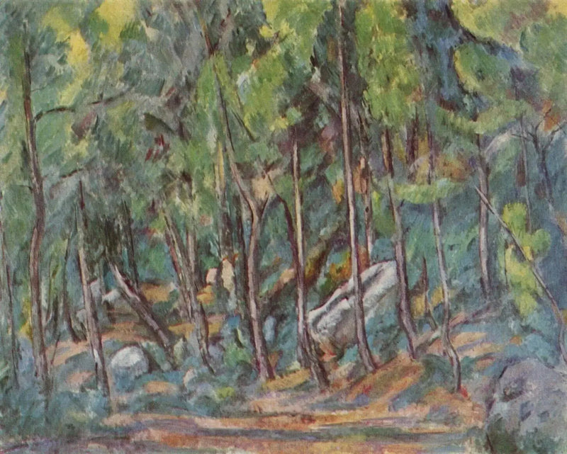 Nella foresta di Fontainebleau - Paul Cézanne
