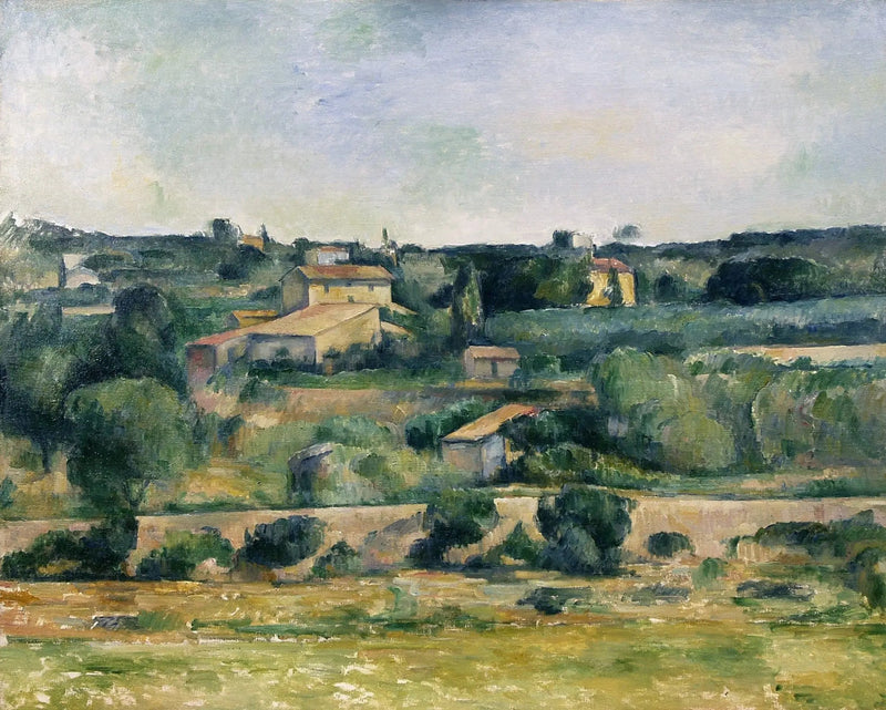 Nella pianura di Bellevue, a ovest di Aix - Paul Cézanne