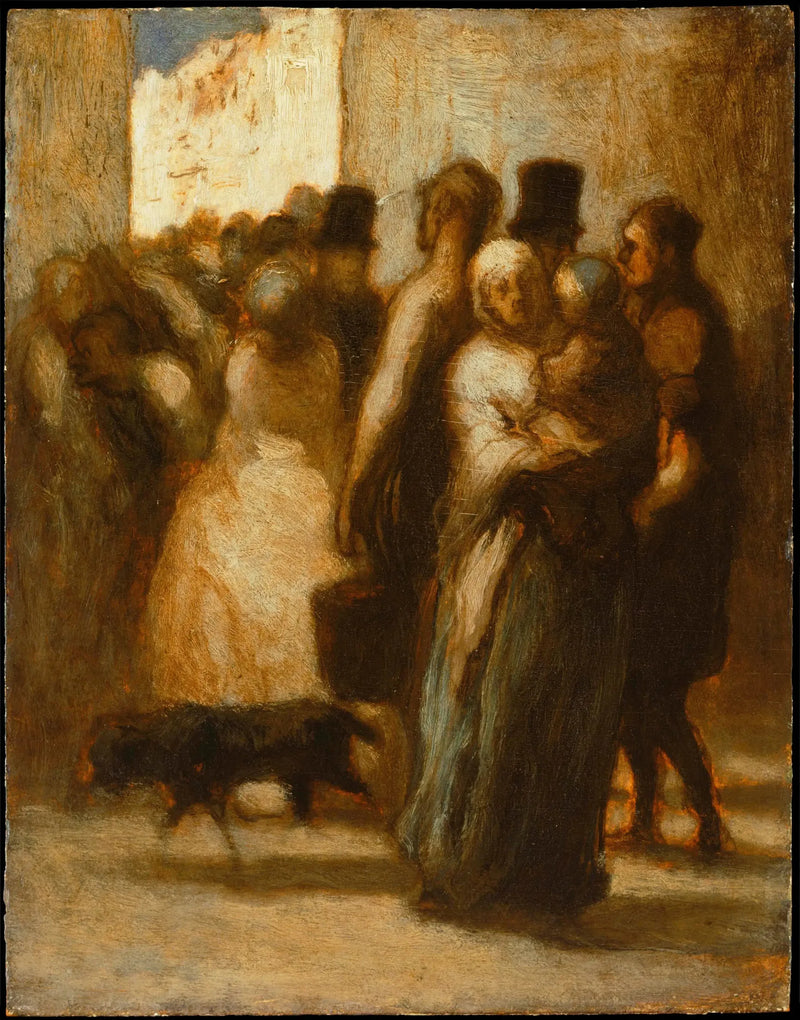 Nella strada - Honoré Daumier