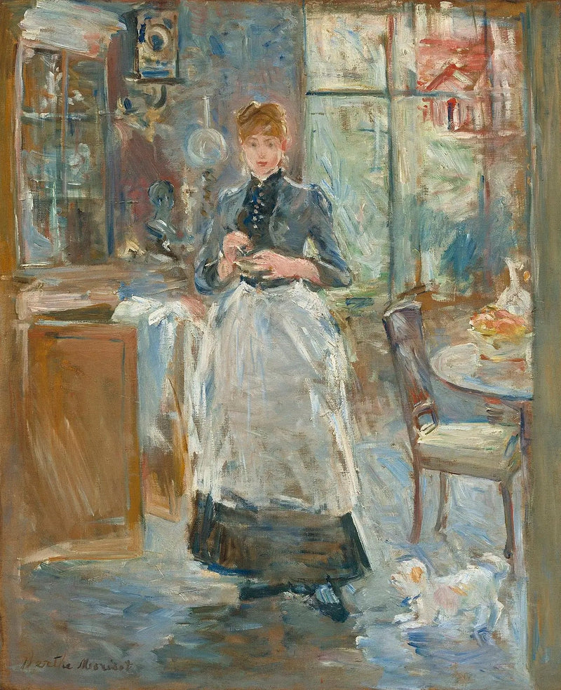 Nella sala da pranzo - Berthe Morisot