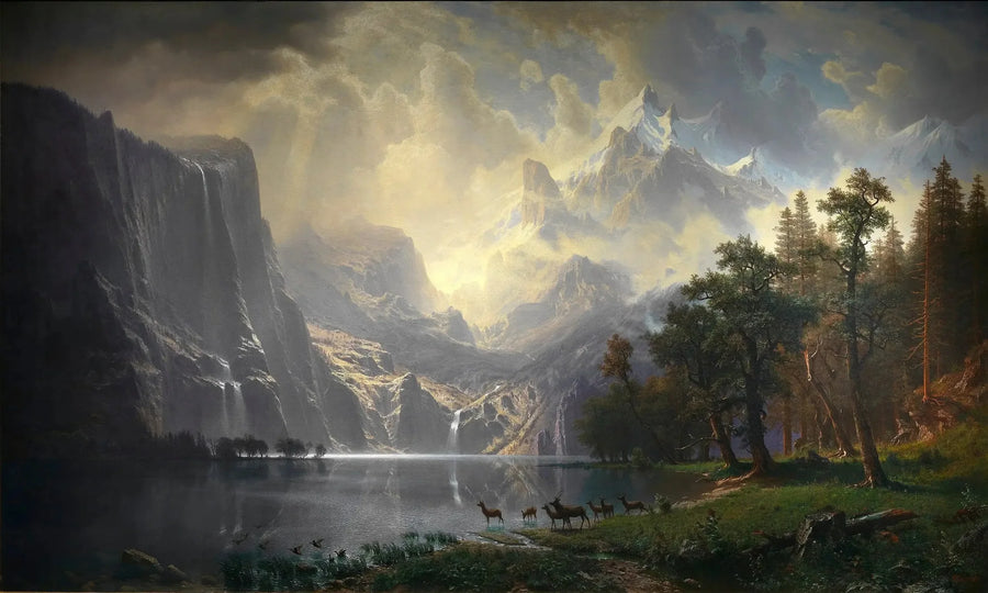Nella Sierra Nevada, in California - Albert Bierstadt